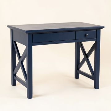 Wren Falls Writing Desk - Navy (synthetic illustration; no displayed measurements)