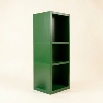 Fern Bend Narrow Cubby Tower - Green (synthetic illustration; no displayed measurements)