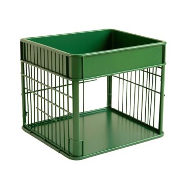 Cove Bend Empty Furniture-Style Pet Crate - Green