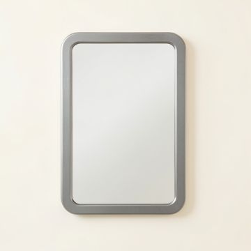 Willow Brook Framed Wall Mirror - Gray (synthetic illustration; no displayed measurements)