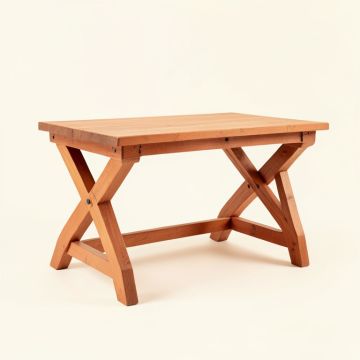 Hazel Arc Empty Workshop Workbench (synthetic illustration; no displayed measurements)