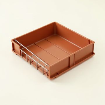 Hill Canyon Empty Under-Desk Cable Tray - Terracotta (synthetic illustration; no displayed measurements)