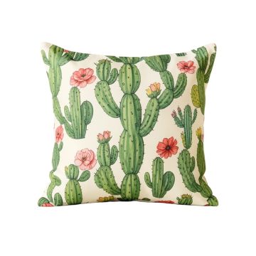 Cactus Floral Body Pillow Case (synthetic illustration; no displayed measurements)