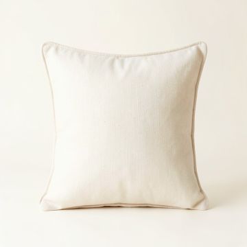 Maple Crest Filled Accent Pillow - Ivory (synthetic illustration; no displayed measurements)