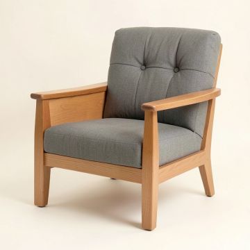 Leo 25.75 '' Wide Tufted Armchair (synthetic illustration; no displayed measurements)