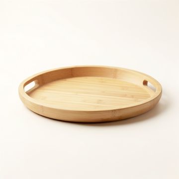 Field Crest Serving Tray - Beige (synthetic illustration; no displayed measurements)
