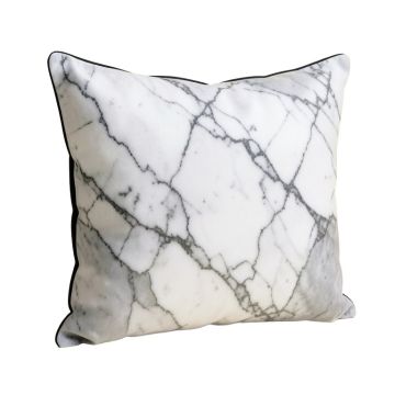 Marble Throw Pillow (synthetic illustration; no displayed measurements)