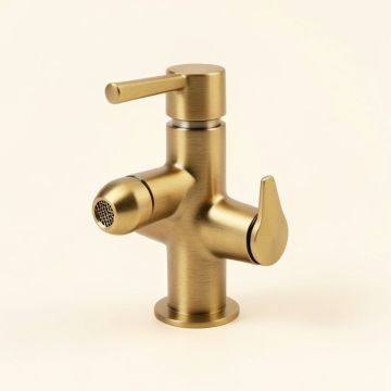 Rhen Widespread Bathroom Faucet With Drain Assembly (synthetic illustration; no displayed measurements)
