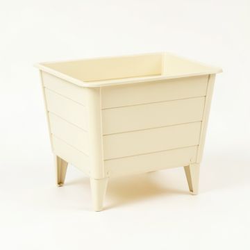 Stone Brook Empty Raised Planter - Cream (synthetic illustration; no displayed measurements)