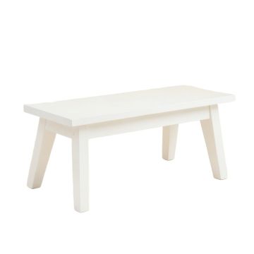 Reed Branch Indoor Bench - White