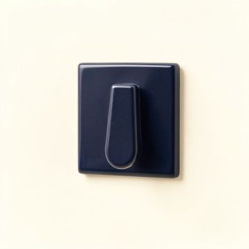 Moss Arc Wall-Mounted Robe Hook - Navy (synthetic illustration; no displayed measurements)