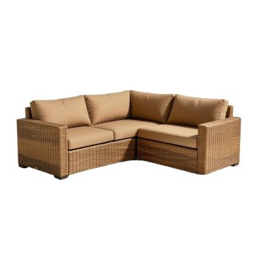 Majorca Patio Sectional With Sunbrella Cushions