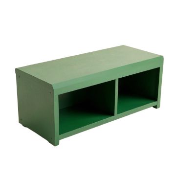 Reed Bridge Shoe Storage Bench - Green