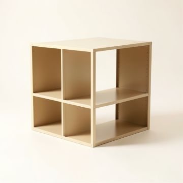 Rowan Crossing Desktop Shelving Unit - Beige (synthetic illustration; no displayed measurements)