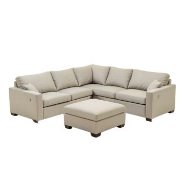 Littleness 149.5 '' Wide Left Hand Facing Modular Corner Sectional With Ottoman