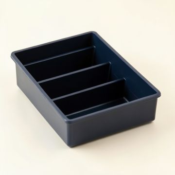 Heath Arc Empty Pantry Drawer Organizer Insert - Navy (synthetic illustration; no displayed measurements)
