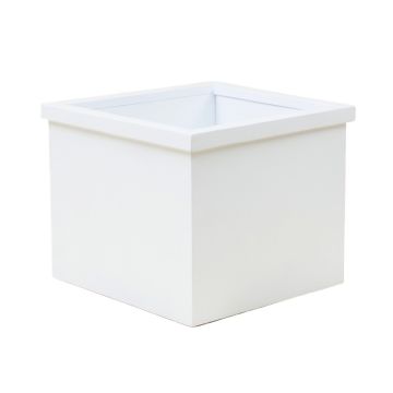 Laurel Branch Closed Outdoor Storage Box - White