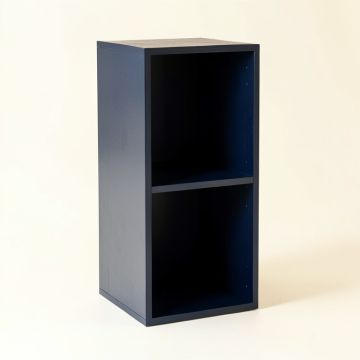 Pine Brook Narrow Cubby Tower - Navy (synthetic illustration; no displayed measurements)