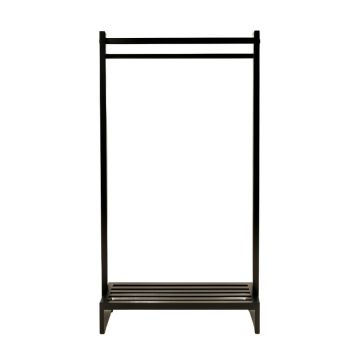 Maple Bluff Empty Garment Rack - Black