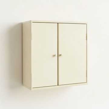 Lake Brook Wall-Mounted Entry Cabinet - Ivory (synthetic illustration; no displayed measurements)