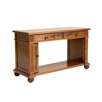 French Style 41.5 '' Solid Wood Console Table
