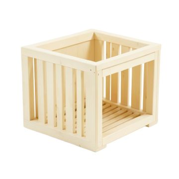 Harbor Edge Empty Furniture-Style Litter Enclosure - Cream
