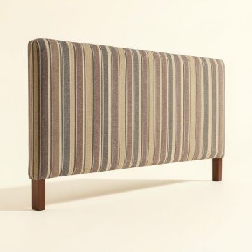 Joslyn Striped Upholstered Panel Headboard (synthetic illustration; no displayed measurements)