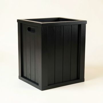 Pine Bluff Closed Outdoor Storage Box - Black (synthetic illustration; no displayed measurements)