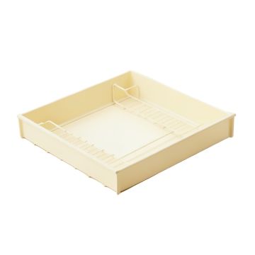 Aspen Bend Empty Under-Desk Cable Tray - Cream