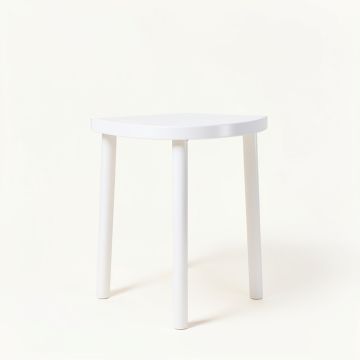 Heath Crest Compact Balcony Table - White (synthetic illustration; no displayed measurements)