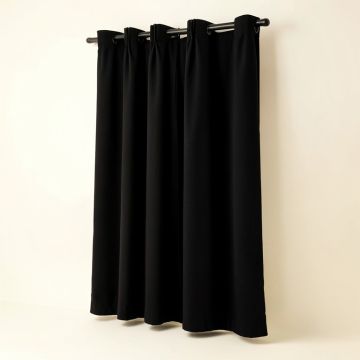 Odetta Ogee Extreme 100 % Geometric Max Blackout Thermal Grommet Single Curtain Panel (synthetic illustration; no displayed measurements)