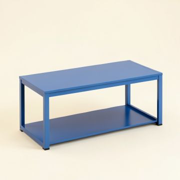 Bay Dell Narrow Outdoor Storage Bench - Blue (synthetic illustration; no displayed measurements)