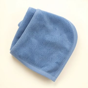 Fern Dell Bath Towel - Blue (synthetic illustration; no displayed measurements)