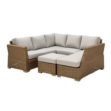 Deminous Patio Sectional With Cushions (synthetic illustration; no displayed measurements)
