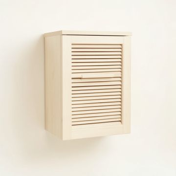 Olive Bend Wall-Mounted Laundry Cabinet - Ivory (synthetic illustration; no displayed measurements)