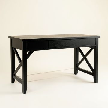 Moss Bridge Writing Desk - Black (synthetic illustration; no displayed measurements)