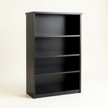 Bay Crest Freestanding Bookcase - Black (synthetic illustration; no displayed measurements)