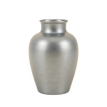 Laurel Crest Empty Decorative Vase - Gray