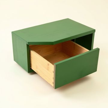 Brook Edge Under-Desk Drawer Unit - Green (synthetic illustration; no displayed measurements)