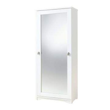 Derren Over The Door Jewelry Armoire With Mirror