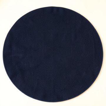 Ridge Bluff Round Area Rug - Navy (synthetic illustration; no displayed measurements)