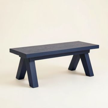 Olive Crossing Indoor Bench - Navy (synthetic illustration; no displayed measurements)