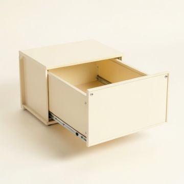 Birch Edge Under-Desk Drawer Unit - Ivory (synthetic illustration; no displayed measurements)