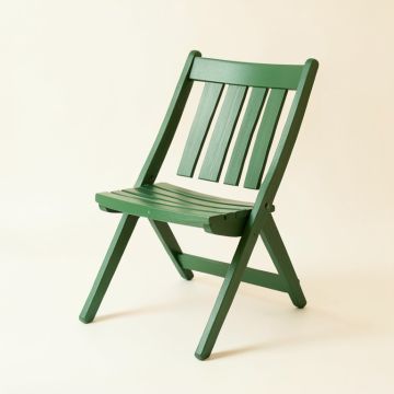Flint Dale Folding Outdoor Chair - Green (synthetic illustration; no displayed measurements)