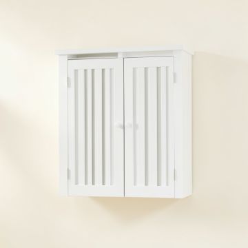 Maple Canyon Wall-Mounted Laundry Cabinet - White (synthetic illustration; no displayed measurements)