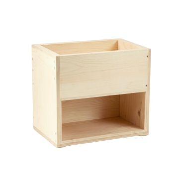 Maple Canyon Empty Raised Planter - Ivory