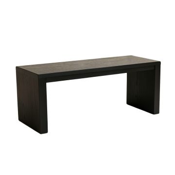 Stone Bridge Indoor Bench - Black (synthetic illustration; no displayed measurements)