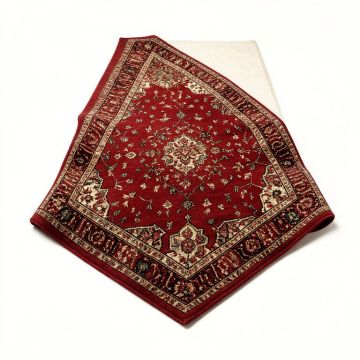La Junta Power Loom Red Rug (synthetic illustration; no displayed measurements)