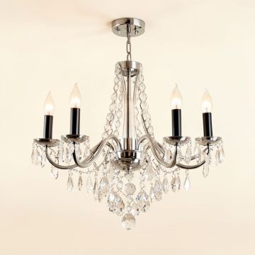 Eitzen Unique Tiered Chandelier With Crystal Accents (synthetic illustration; no displayed measurements)