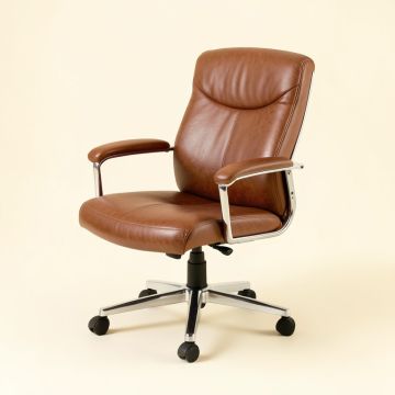 Demetra Genuine Leather Task Chair (synthetic illustration; no displayed measurements)